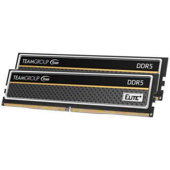 Team Elite Plus Black 16 GB 2x8GB 5200Mhz DDR5 CL42 UDIMM RAM (TPBD516G5200HC42DC016)