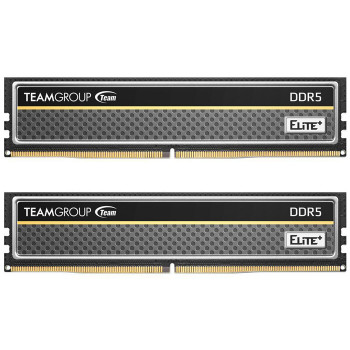 Team Elite Plus Black 16 GB 2x8GB 5200Mhz DDR5 CL42 UDIMM RAM (TPBD516G5200HC42DC016)