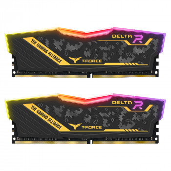 Team T-Force TUF RGB Gaming Alliance 16GB 2x8GB 3200MHz CL16 DDR4 Gaming Ram (TF9D416G3200HC16CDC01)